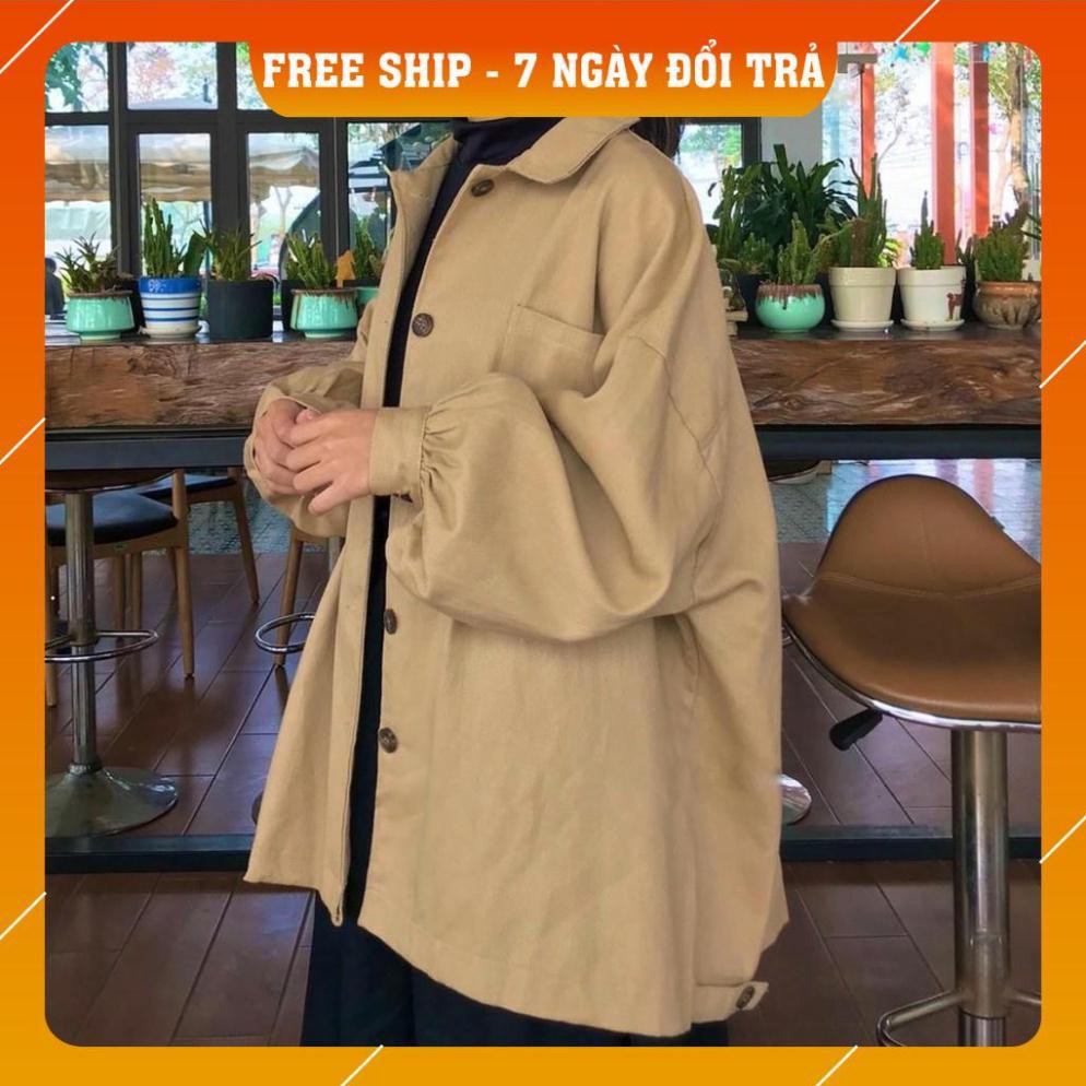 [Mã FATHANG5 giảm 10K đơn 50K]  Áo Khoác Kaki form rộng SIMPLE JACKET Unisex (4 màu)