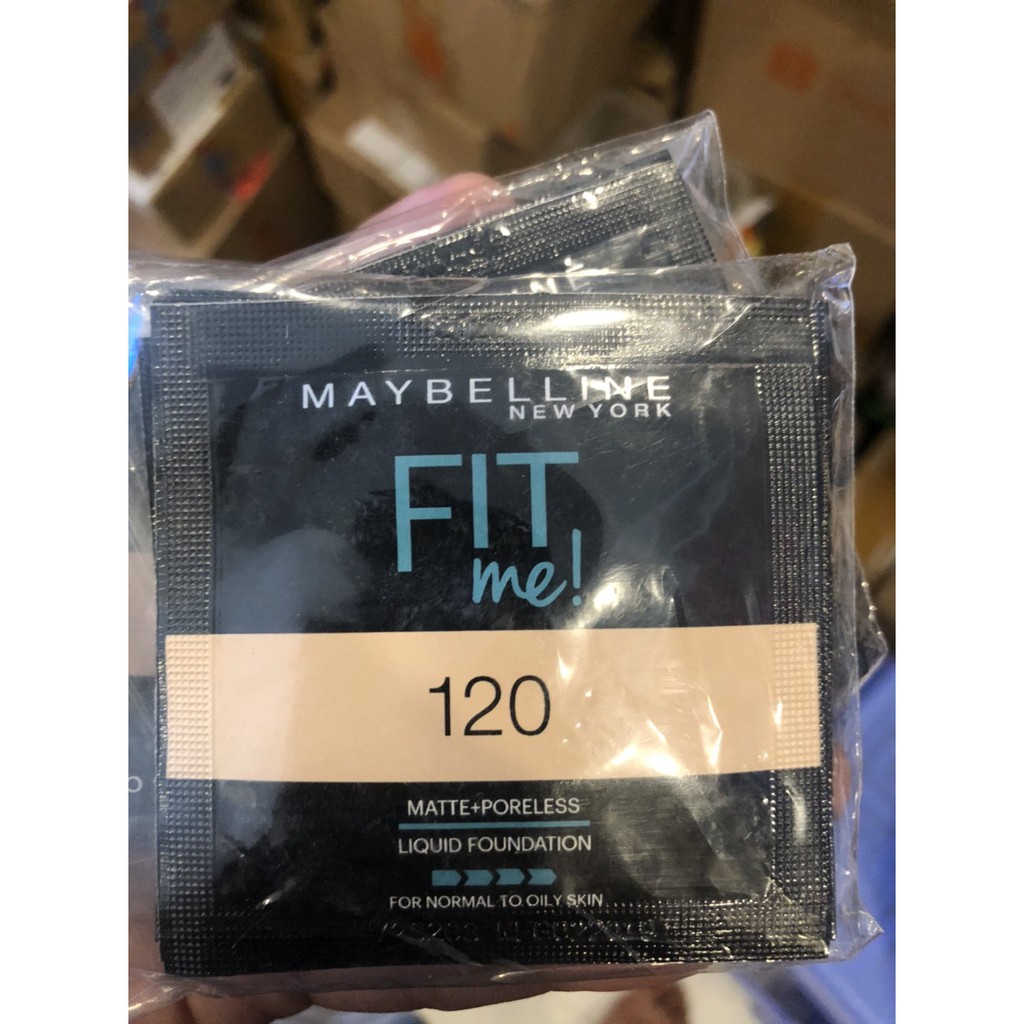 Mẫu thử Kem Nền Mịn Nhẹ Kiềm Dầu Fit Me Maybelline New York Matte Foundation 1.5ml | BigBuy360 - bigbuy360.vn