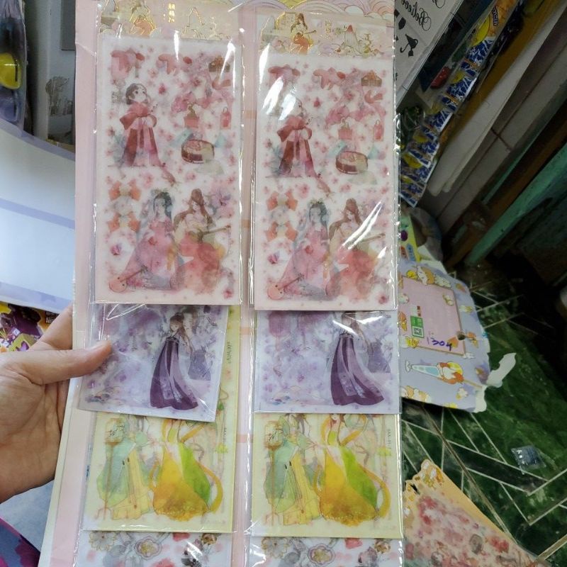Sticker cổ trang