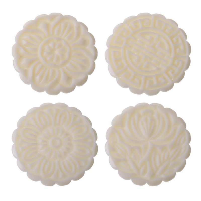 Khuôn Làm Bánh Trung Thu 100g 4 Ngăn Tiện Lợi