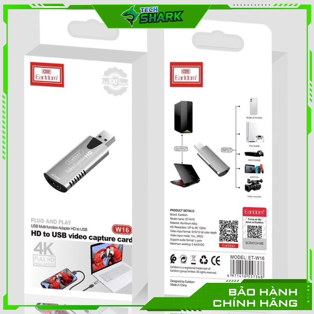 HDMI ĐA NĂNG CHÂN USB EARLDOM W16