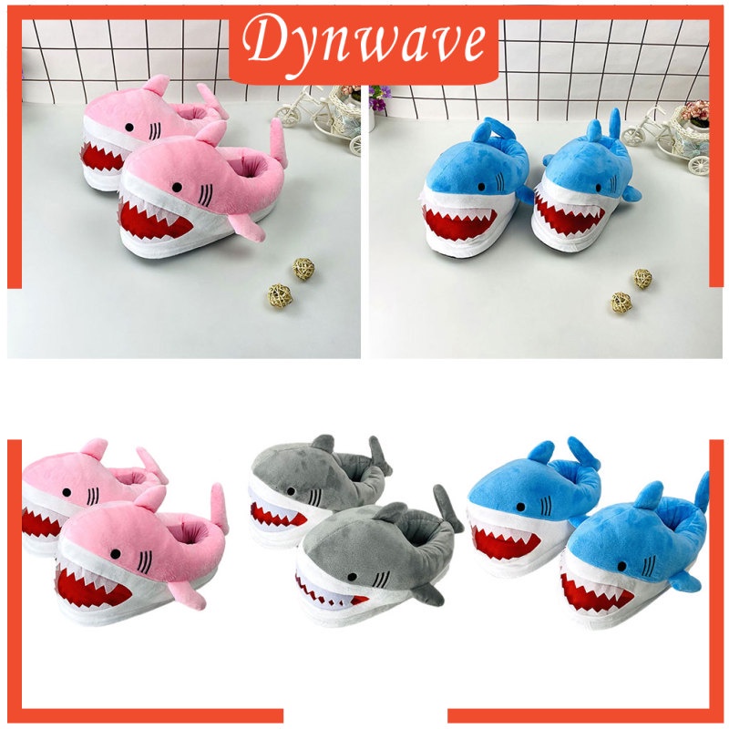 Dép Bông Đi Trong Nhà Hình Cá Mập Chống Trượt Vui Nhộn