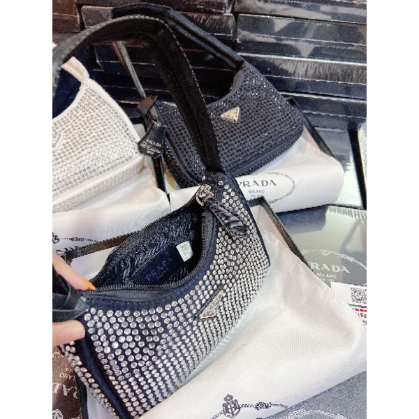 TÚI PRADA BLING BILING KẸP NÁCH FULL BOX SEAL