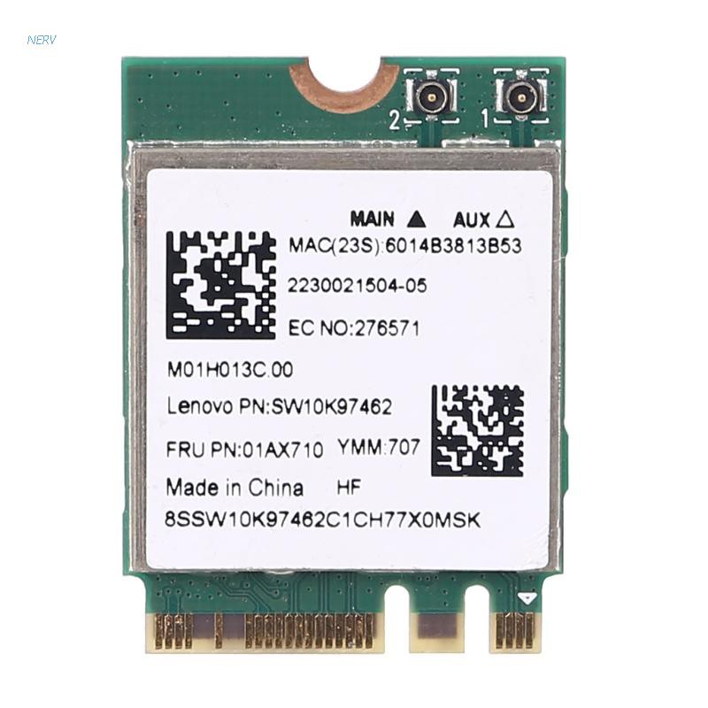 Card Không Dây Nerv Rtl8821Ce Fru 01ax710 Wifi Bluetooth 4.2 2.4g 5.8g Dành Cho Laptop Pc