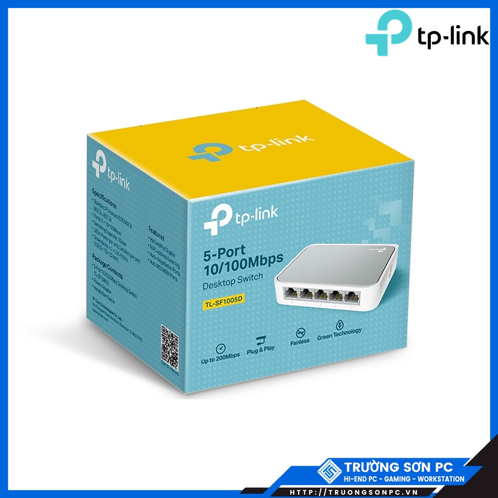 Switch Chia Mạng 5 Cổng TP-Link TL-SF 1005D 10/100Mbps