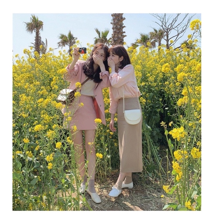 Set Đồ Áo Blazer + Chân Váy  Cao Cấp Sang Trọng Nhẹ Nhàng