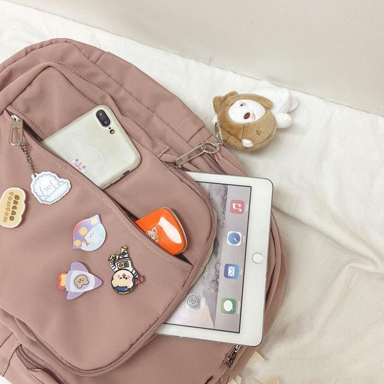 Balo Ulzzang đi học chống thấm khóa dọc dễ thương  tuixinh5555 MET155
