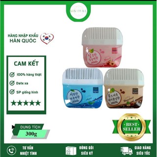 Sáp thơm khử mùi Hanvit hộp vuông nhiều hương tự nhiên 300g Hàn Quốc