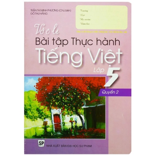 Sách - Vở Ô Li Bài Tập Thực Hành Tiếng Việt Lớp 5 Quyển 2