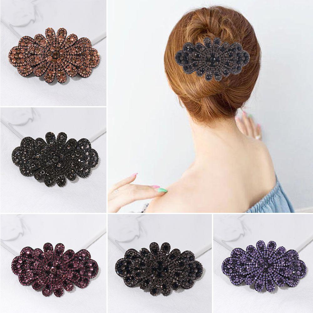 Kẹp Tóc Bằng Hợp Kim Bền Linh Hoạt Thanh Lịch Thời Trang