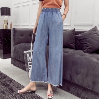 Quần ống rộng cạp chun (order 7 ngày mới có hàng gửi )❤️❤️❤️❤️