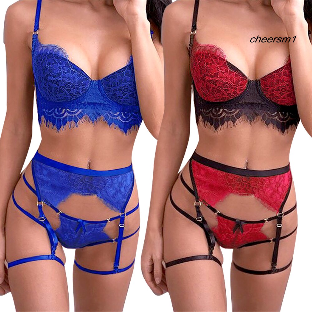 Set Đồ Lót Phối Ren Hoa Thiết Kế Quyến Rũ Cho Phái Nữ | BigBuy360 - bigbuy360.vn