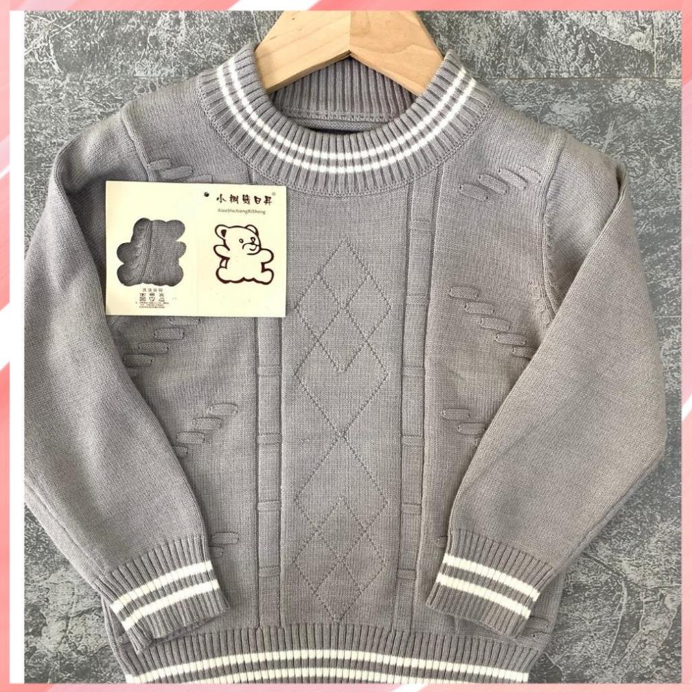 Áo len cho bé, len cổ tròn quảng châu, kiểu dáng basic cho bé trai, bé gái. .