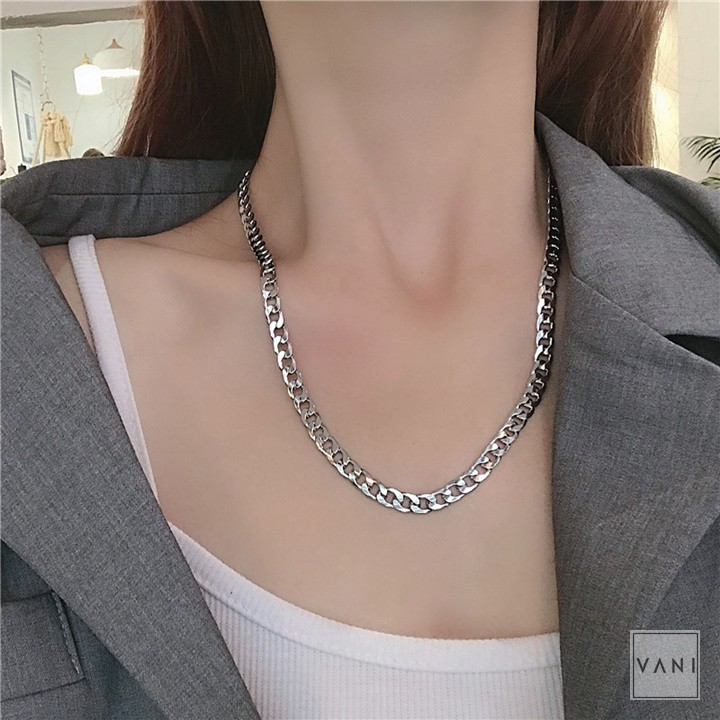 Dây Chuyền, Vòng Cổ Xích Trơn Basic Phong Cách Cá Tính - Vani Store [TS000412]