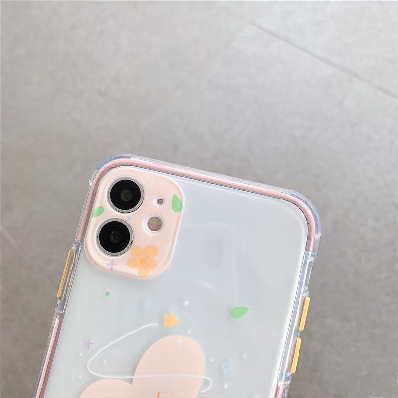 Ốp lưng iphone hoa Colorful trong 4 góc 6/6plus/6s/6splus/7/7plus/8/8plus/x/xr/xs/11/12/pro/max/plus/promax - Awifi V2-6 | BigBuy360 - bigbuy360.vn