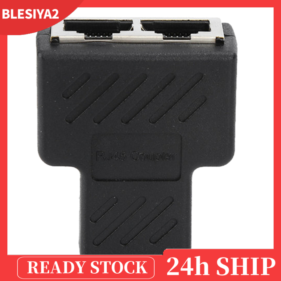 (Hàng Mới Về) 1x Rj45 8p8c 1 Sang 2 Female Chia Cổng Mạng Màu Đen | BigBuy360 - bigbuy360.vn