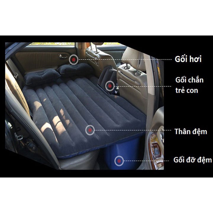 NỆM HƠI XE ÔTÔ CAO CẤP 145X90 CM