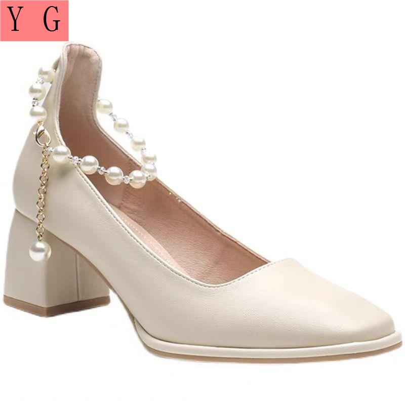 Giày Cao Gót Mary Jane Phong Cách Mới 2022 Dễ Phối Đồ Cho Nữ