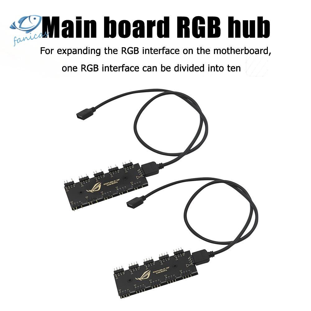 Dây Cáp Nối Dài 10 Rgb Cho Quạt Bo Mạch Chủ Rgb