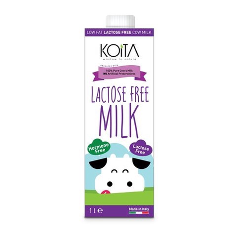 Sữa bò hữu cơ không chứa Lactose Koita Organic Lactose Free Milk 1L