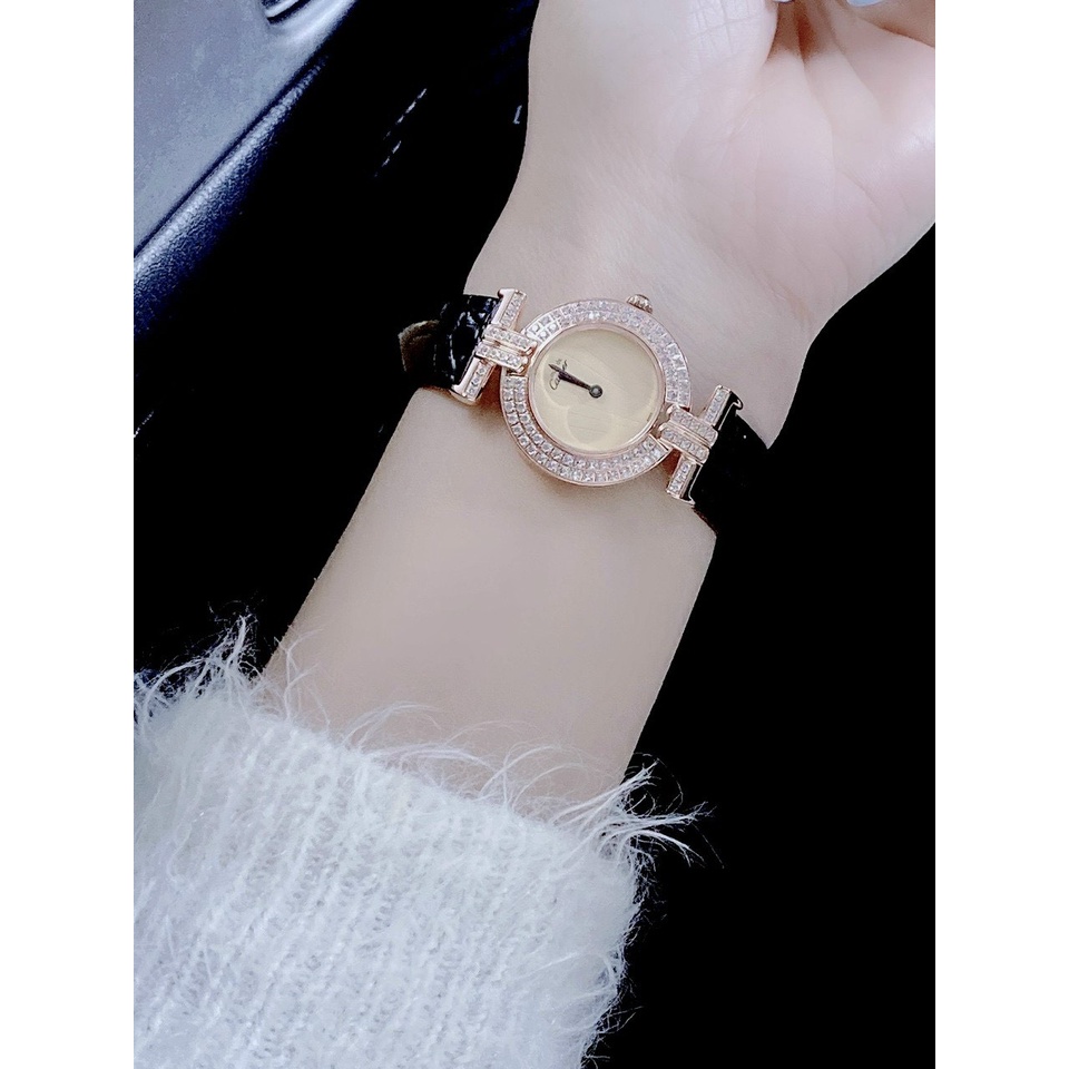 Đồng Hồ Nữ LADY CATIER WATCH BLACK - 28mm- Máy Japan core - Bảo hành 24 tháng