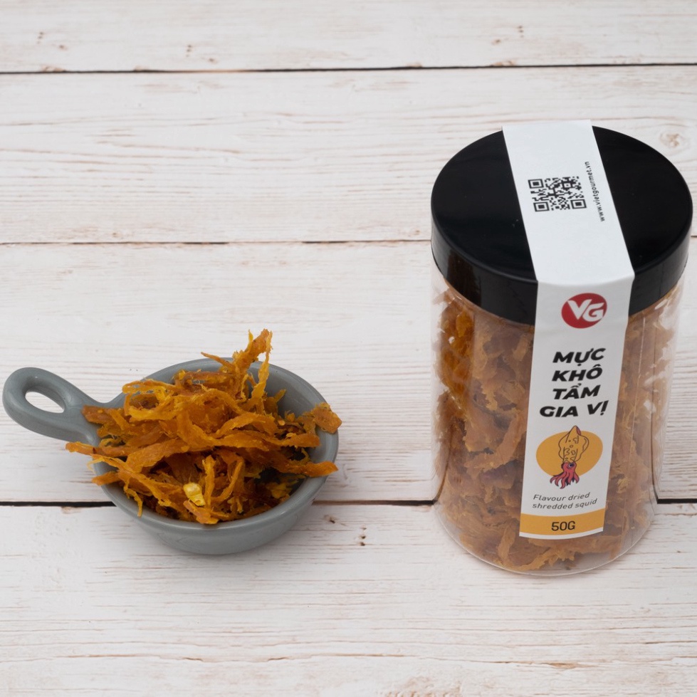 [VN xuất khẩu] Mực khô tẩm gia vị ăn liền vị cay dai uống kèm bia, ăn vặt ngon rẻ chuẩn bài cho lúc xem phim xem bóng đá | BigBuy360 - bigbuy360.vn