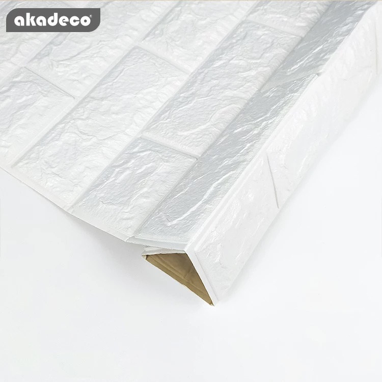 Xốp dán tường giả gạch 3D - Khổ lớn 70x77cm giấy dán tường đủ màu Độ Bền 5 năm