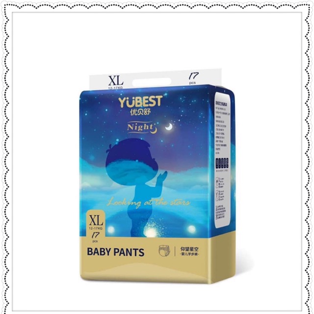 [FREESHIP] BỈM YUBEST NIGHT TRUNG QUỐC DÁN/QUẦN ĐỦ SIZE S80/M76/L72/XL68/XXL64/XXXL62