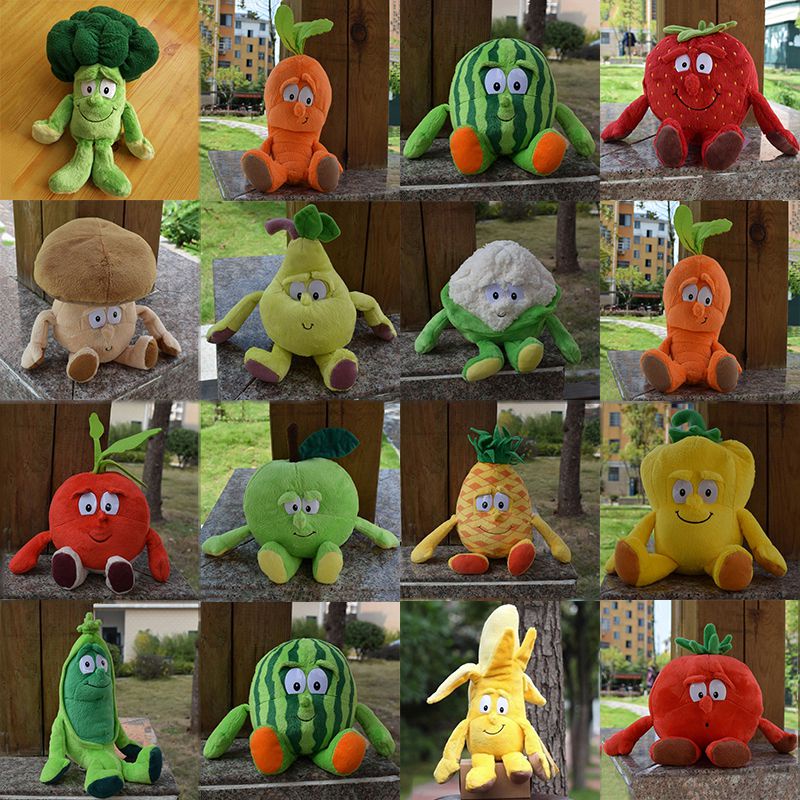 Gối Nhồi Bông Mềm Mại Hình Rau Củ Quả Dễ Thương Cho Bé