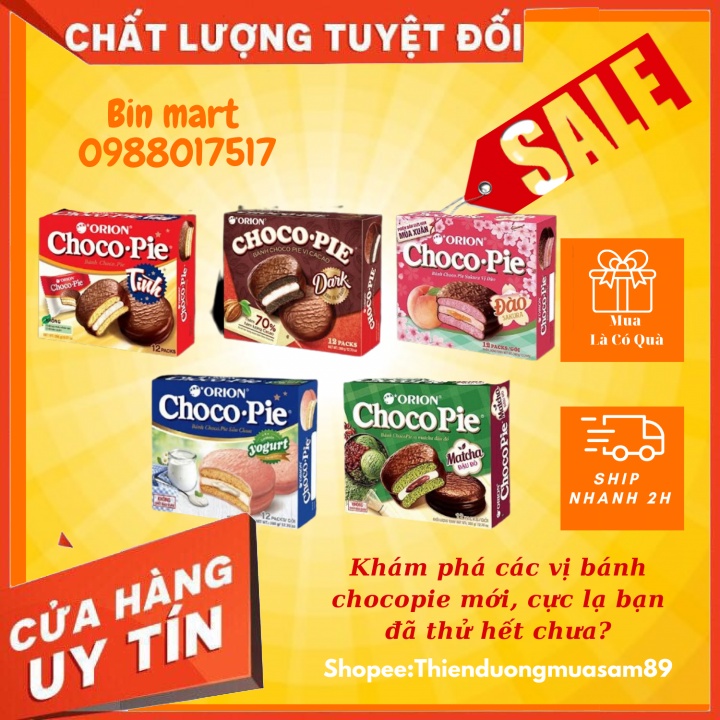 Chocopie các vị hot ( lẻ 1c)