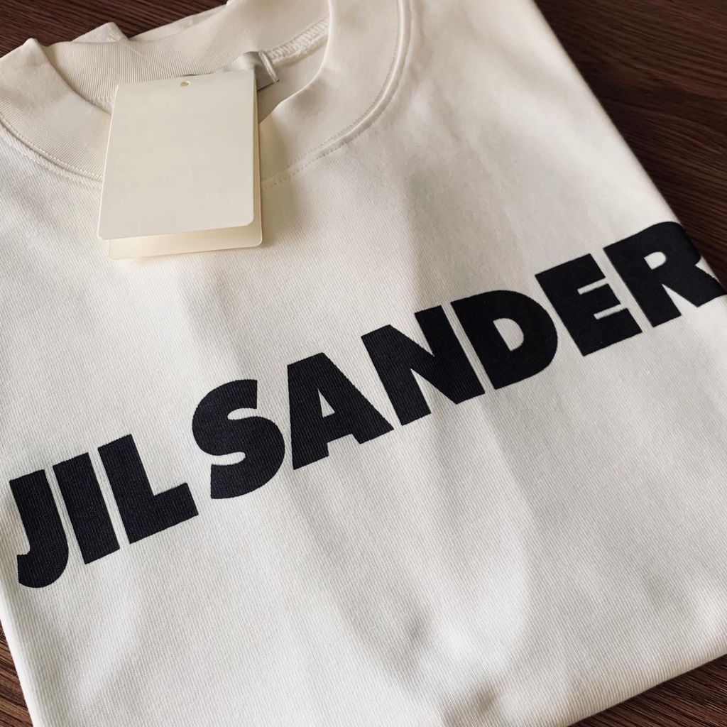 Áo thun unisex JIL SANDER Tee oversize tay lỡ form rộng dành cho nam nữ JIL