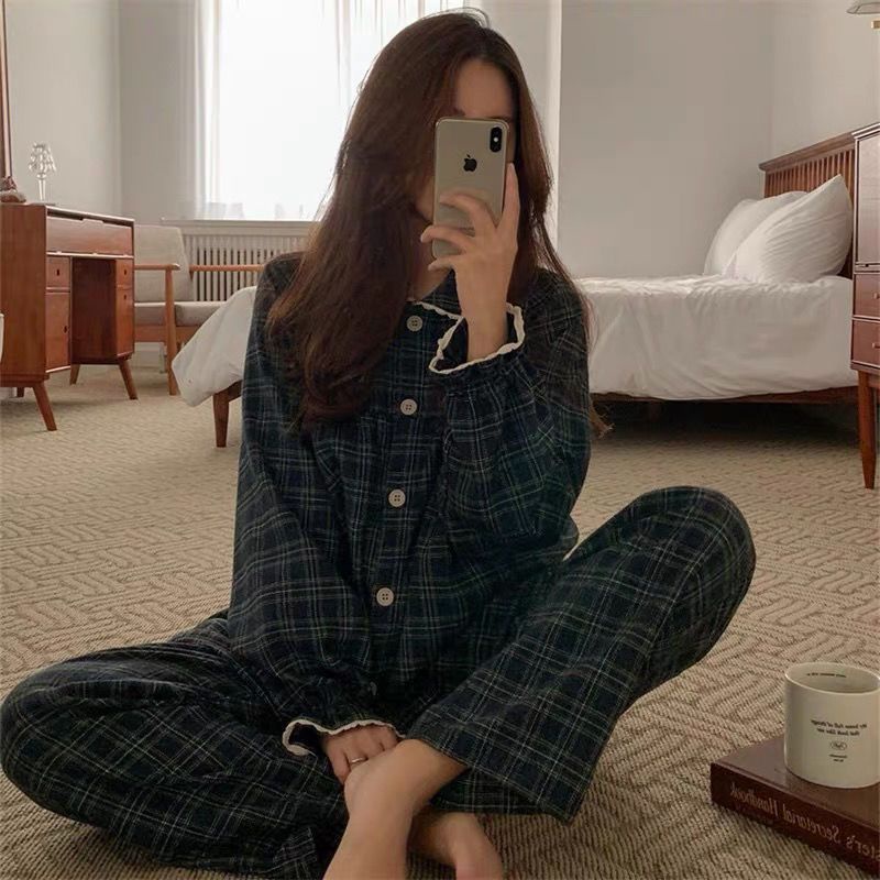Bộ ngủ / mặc nhà pyjama dài taobao