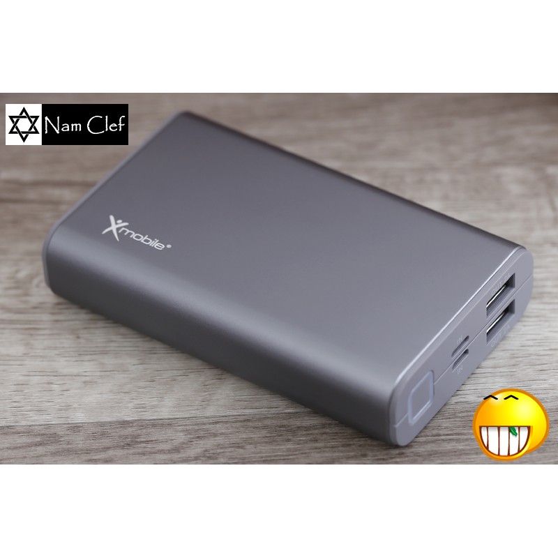 Pin sạc dự phòng 10000mAh Lightning Xmobile LJ JP90S Nhôm Xám - Hàng Likenew, 2nd