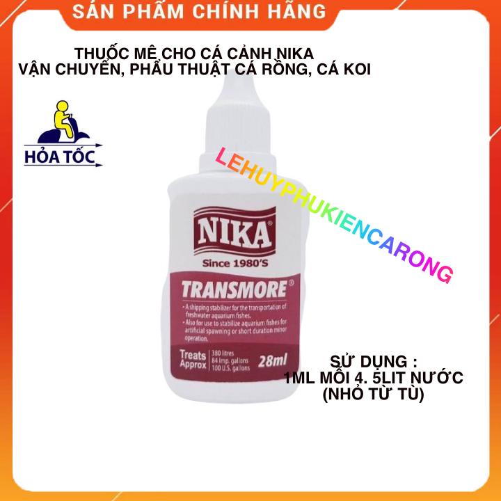 NIKA Dung Dịch Vận Chuyển Và Phẩu Thuật Cá Rồng, Cá Koi