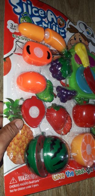 SET đồ chơi bếp trái cây dán lại bằng nhựa ms291