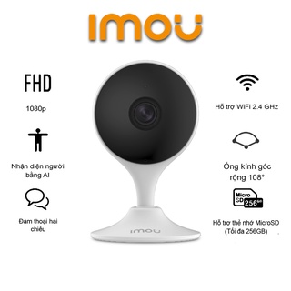Camera Wifi Trong Nhà Imou C22EP 1080P Chính Hãng-Cam Gia Đình Không Dây-Đàm Thoại-Còi Báo Động (BH 2 Năm)