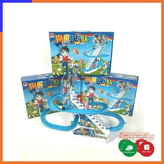 Chó cứu hộ đồ chơi Paw patrol chơi cầu trượt và leo bậc thang có nhạc cực kỳ vui nhộn