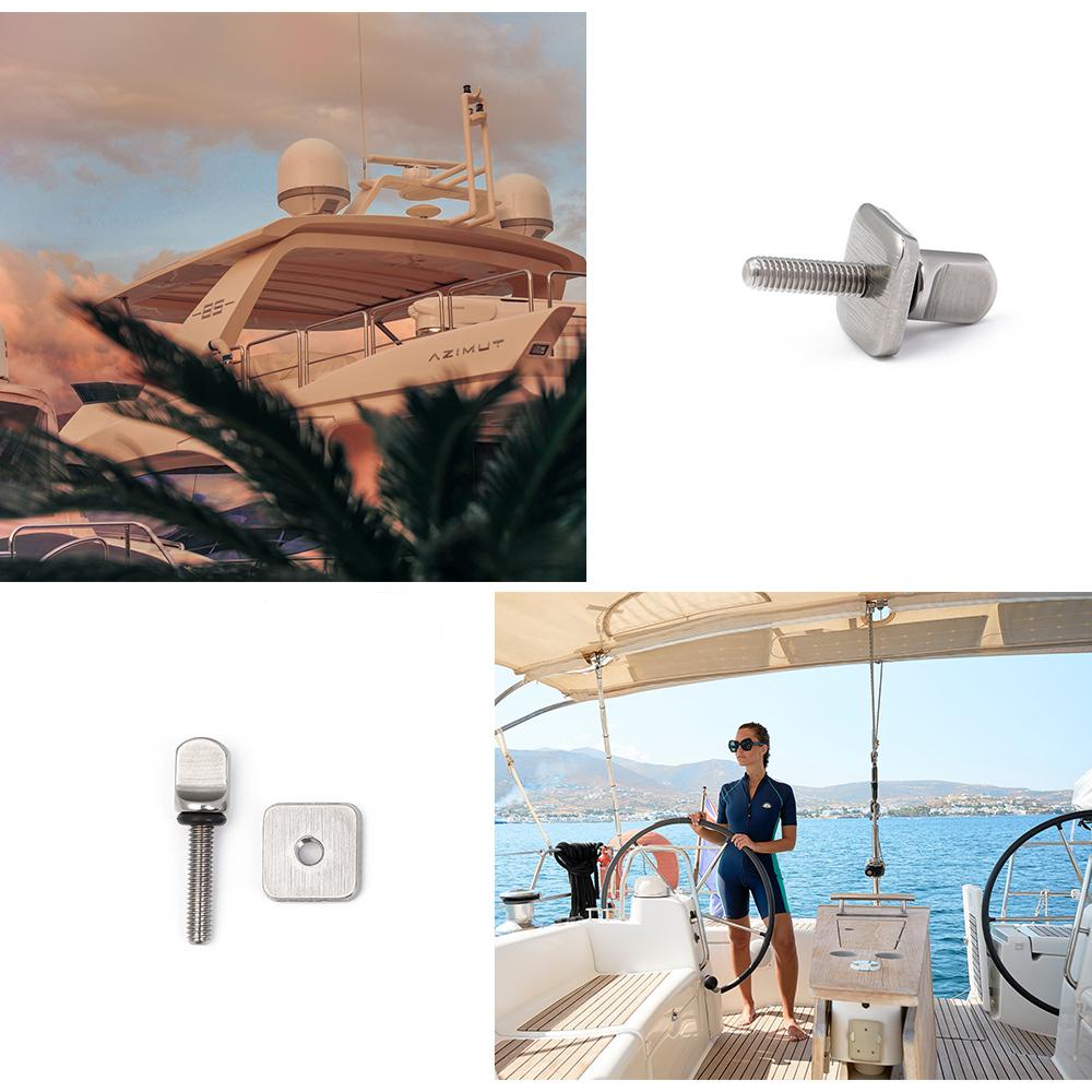 LANSEL Set 1 / 2 Ốc Vít Vây Cá Mập Phụ Kiện Cho Ván Lướt Sóng Chất Lượng Cao