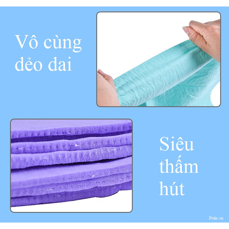 Khăn Tắm Dành Cho Chó Mèo Siêu Thấm Hút CLEAN CHAM