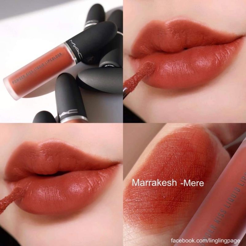 [BILL US] Son kem lì MAC Powder Kiss Liquid Lipcolour (Marrakesh-mere, Devoted to Chili, Sorry Not Sorry, Mull It Over)