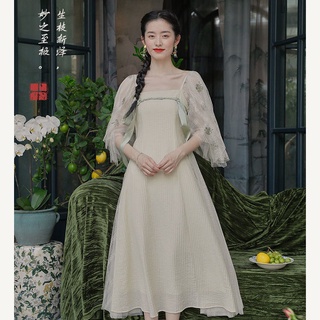 New Traditional Style New Two Sleeve Embroidered Pattern Dress New 2021