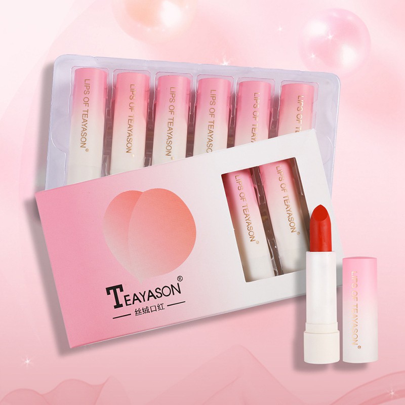 VEET (Hàng Mới Về) Son Sáp Teayason Tông Nhung Lì Chống Nước Lâu Trôi 6 Màu Tùy Chọn | BigBuy360 - bigbuy360.vn