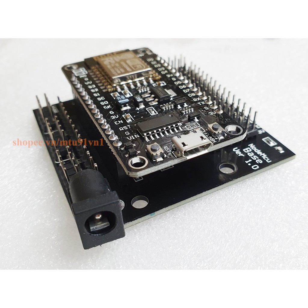 Đế Ra Chân Cho Node MCU ESP8266 CH340 (Đế nguồn)