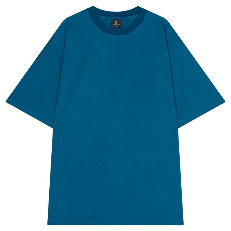 Áo thun trơn form rộng tay lỡ nam nữ Seventh Star