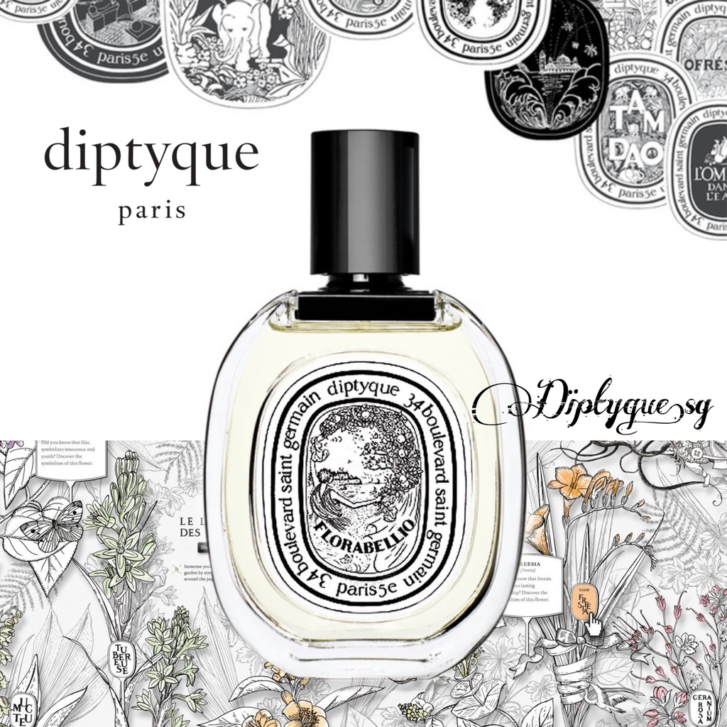 ⚜️ Nước Hoa Diptyque Florabellio Diptyque Edt 5Ml/10Ml/20Ml
