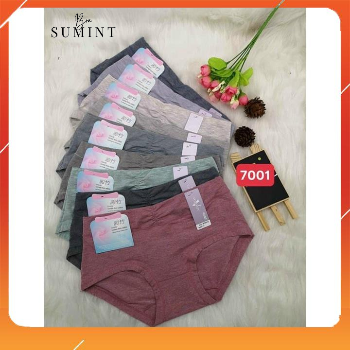 Quần lót nữ cotton đũi cao cấp kháng khuẩn nhẹ nhàng mềm mại thấm hút mồ hôi nhún cạp Q2108