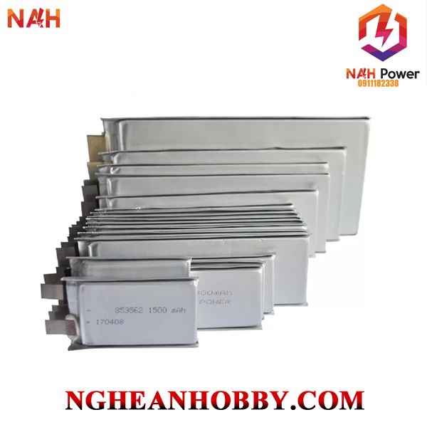 Cell pin Lipo 450/850/1050/1300/1400/1500/1800/2200/3300/5000mAh 35-70C dành cho RC