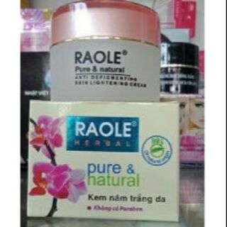 Raole kem nám trắng da