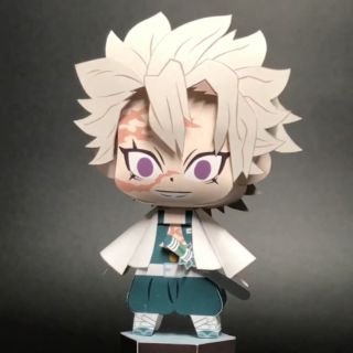 Mô hình giấy anime Phong Trụ Shinazugawa Sanemi [Demon slayer/Kimetsu no Yaiba]