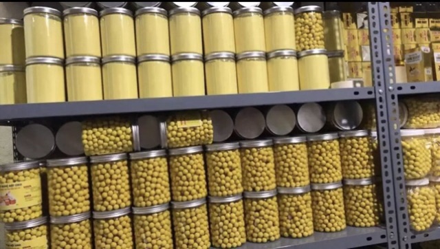 1kg VIÊN TINH BỘT NGHỆ MẬT ONG NGUYÊN CHẤT